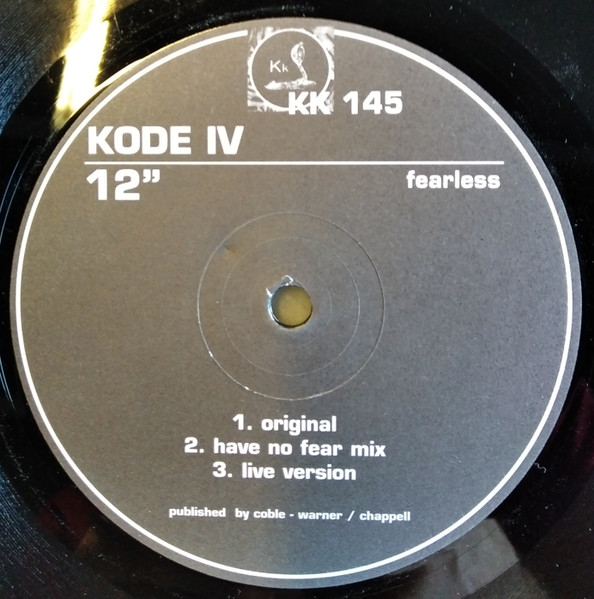 Kode IV - Near To The Divine / Fearless | KK Records (KK 145) - 2