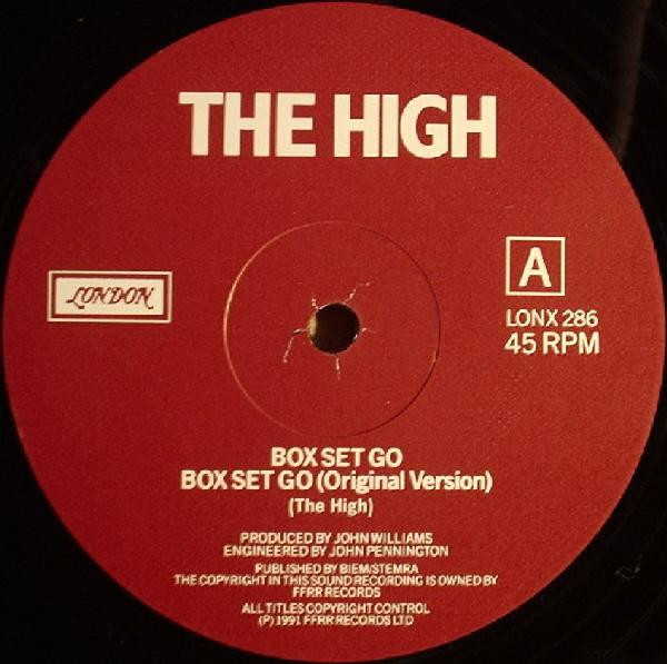 The High - Box Set Go | London Records (LONX 286) - 3 The High - Box Set Go | London Records (LONX 286) - 3