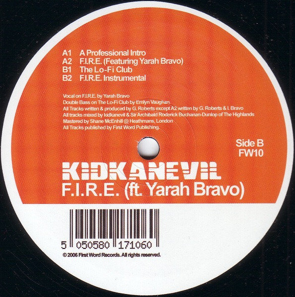 Kidkanevil Ft. Yarah Bravo - F.I.R.E. | First Word Records (FW10) - 2