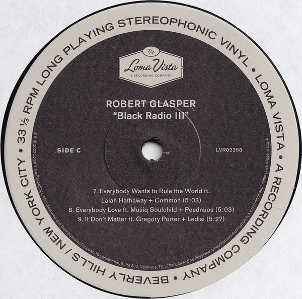 Robert Glasper - Black Radio III | Loma Vista (00888072400313) - 2