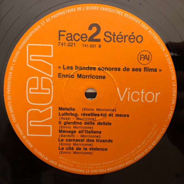 Ennio Morricone - Les Bandes Sonores De Ses Films | RCA Victor (741021) - 4