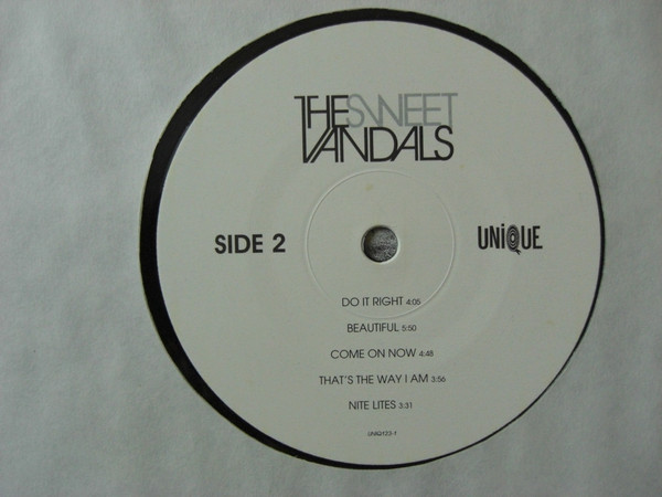 The Sweet Vandals - The Sweet Vandals | Unique (UNIQUE 123-1) - 4