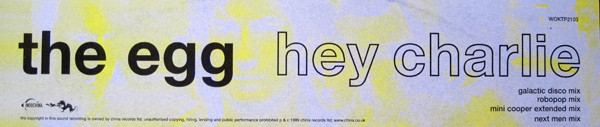 The Egg - Hey Charlie | China Records (WOKTP2103) - 3 The Egg - Hey Charlie | China Records (WOKTP2103) - 3