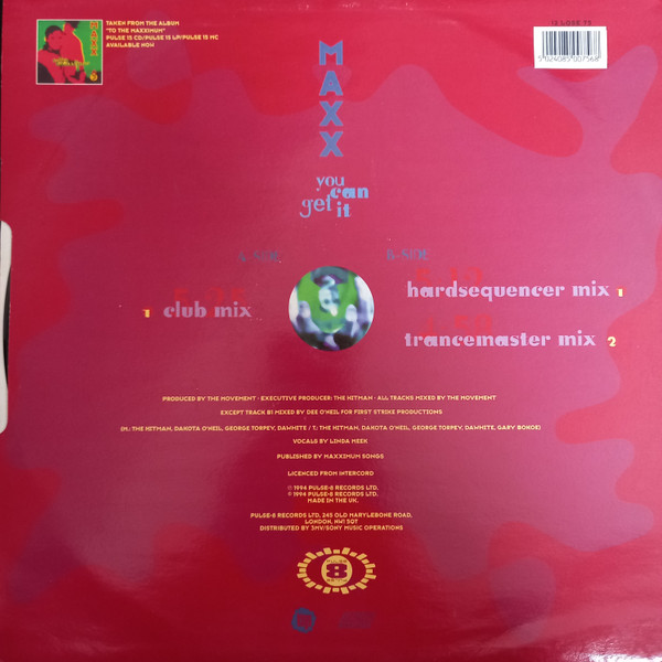 Maxx - You Can Get It | Pulse-8 Records (12 LOSE 75) - 2