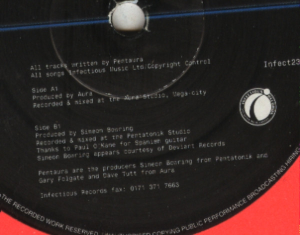 Pentaura - Ulma Gets To Linger | Infectious Records (INFECT 23T) - 2 Pentaura - Ulma Gets To Linger | Infectious Records (INFECT 23T) - 2