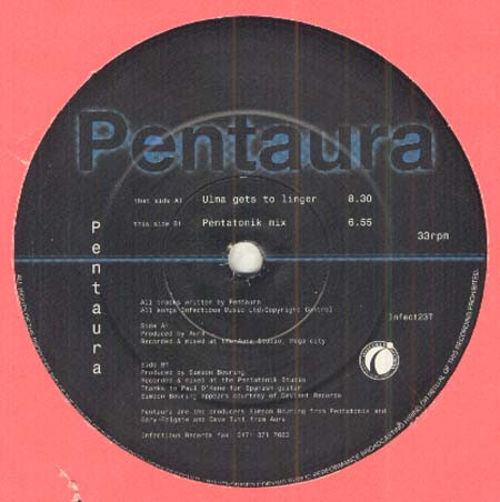 Pentaura - Ulma Gets To Linger | Infectious Records (INFECT 23T)
