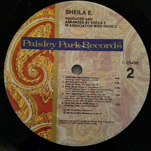 Sheila E. - Sheila E. | Paisley Park (9 25498-1) - 4