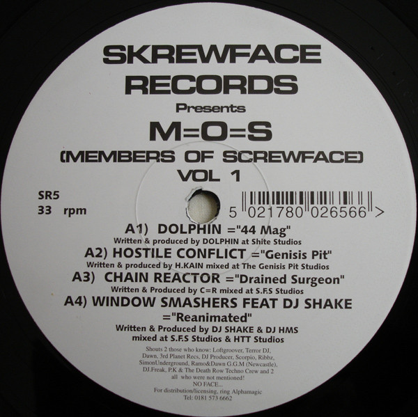 Various - M=O=S (Members Of Skrewface) Vol. 1 | Skrewface Records (SR 5)