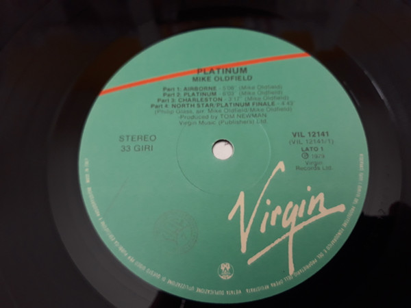 Mike Oldfield - Platinum | Virgin (VIL 12141) - 4