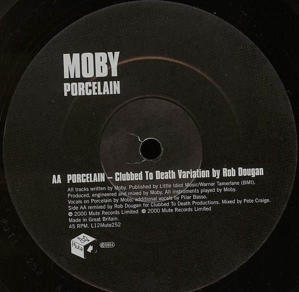 Moby - Porcelain (Mixes#2) | Mute (L12Mute252) - 3