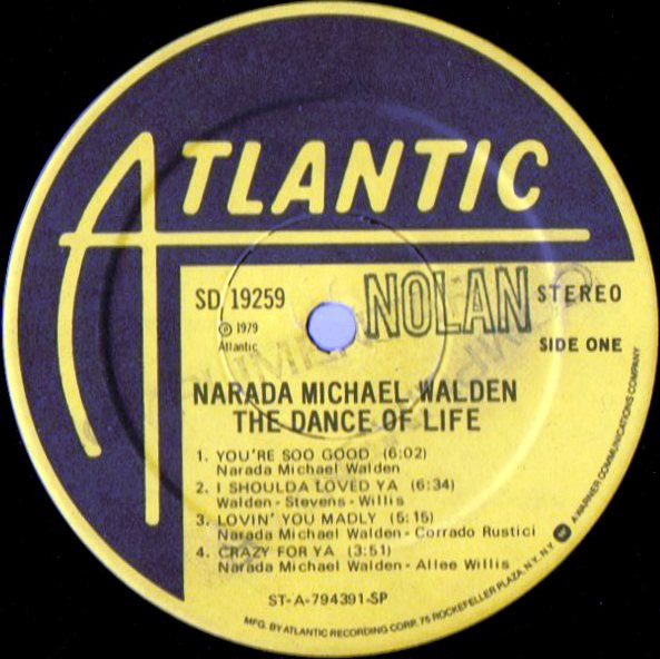 Narada Michael Walden - The Dance Of Life | Atlantic (SD 19259) - 2 Narada Michael Walden - The Dance Of Life | Atlantic (SD 19259) - 2