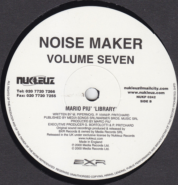 Mario Più - Noise Maker Volume 7 | Nukleuz (NUK P 0242) - 3