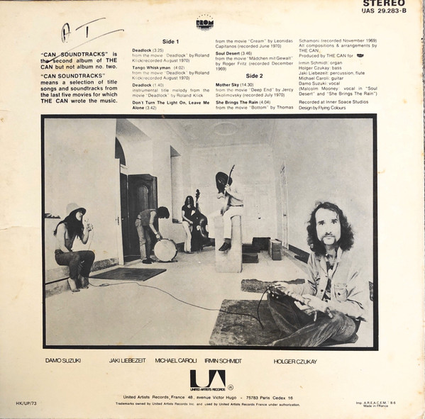 Can - Soundtracks | United Artists Records (UAS 29.283) - 2