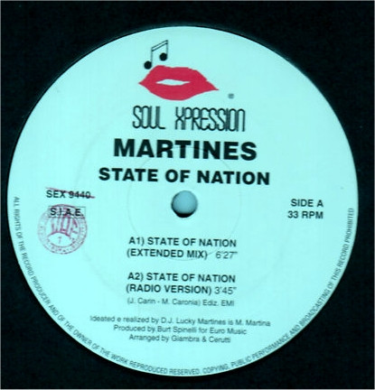 Martines - State Of Nation | Soul Xpression (SEX 9440) Martines - State Of Nation | Soul Xpression (SEX 9440)