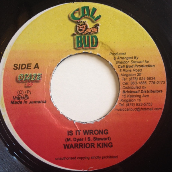 Warrior King - Is It Wrong | Cali Bud (none) - main