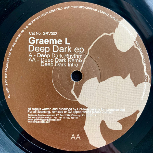 Graeme Laverty - Deep Dark EP | Grooves (GRV002) - 2 Graeme Laverty - Deep Dark EP | Grooves (GRV002) - 2