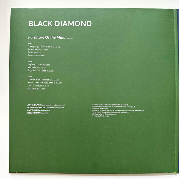 Black Diamond - Furniture Of the Mind Rearranging | We Jazz (WJLP70) - 3
