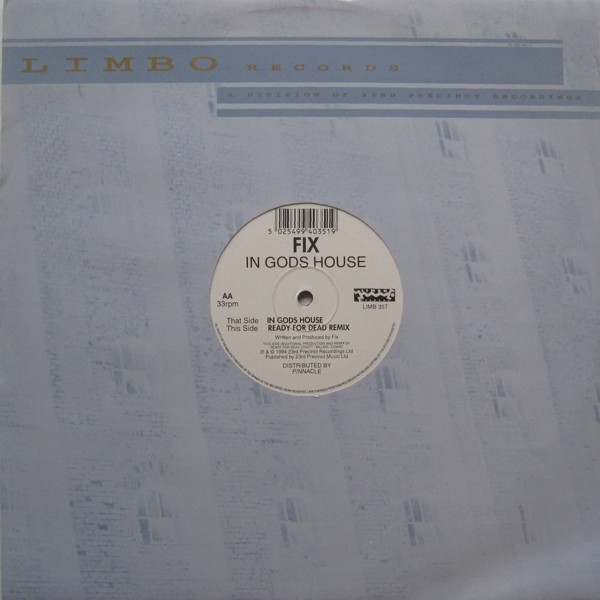 Fix - In Gods House | Limbo Records (LIMB 35T) - 3