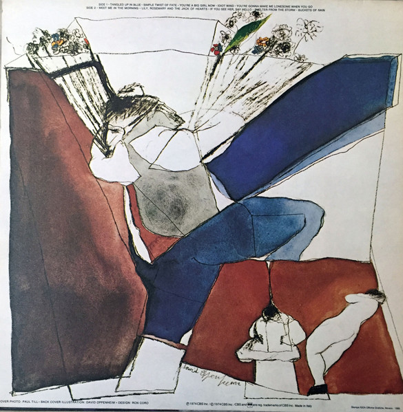 Bob Dylan - Blood On The Tracks | CBS (CBS 69097) - 2