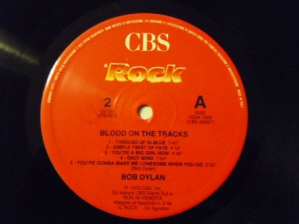 Bob Dylan - Blood On The Tracks | CBS (CBS 69097) - 3