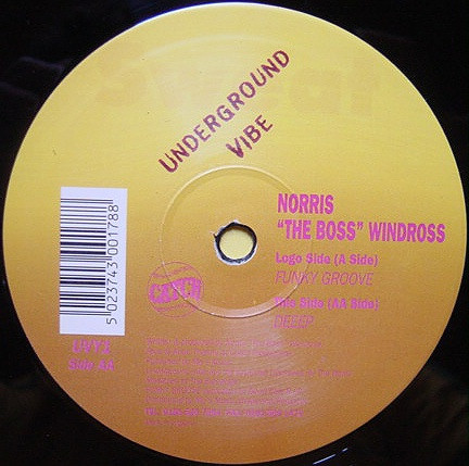 Norris Windross - Funky Groove / Deeep | Underground Vibe (UVY1) - main