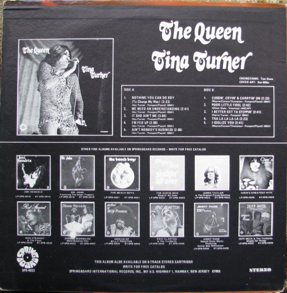 Tina Turner - The Queen | Springboard (SPB-4033) - 2