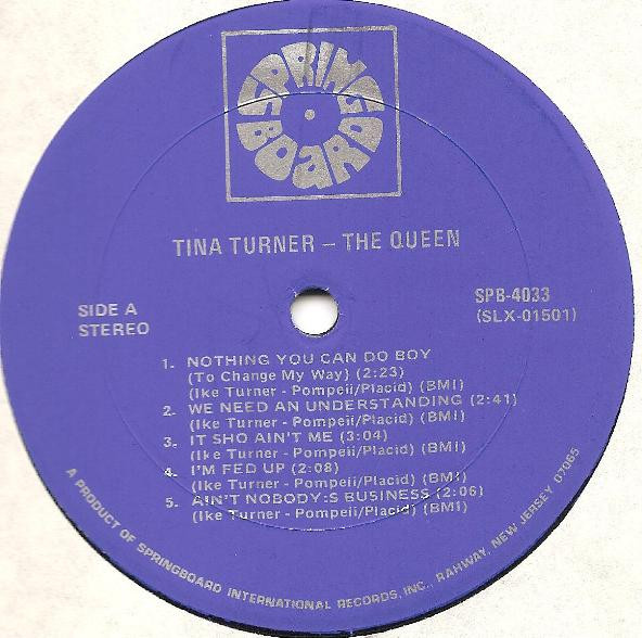 Tina Turner - The Queen | Springboard (SPB-4033) - 3