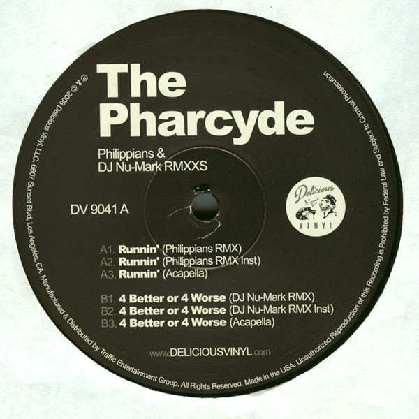 The Pharcyde - Philippians & DJ Nu-Mark RMXXS | Delicious Vinyl (DV 9041) - 2