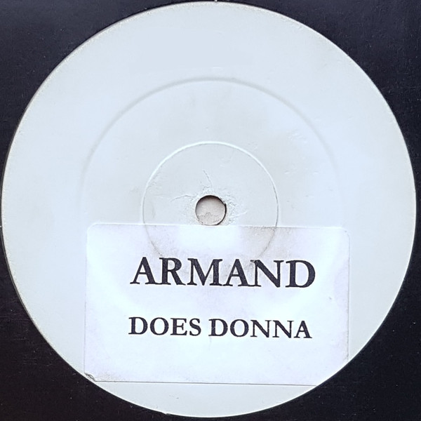 Armand Van Helden - Armand Does Donna | Not On Label (Armand Van Helden) (TX 001)