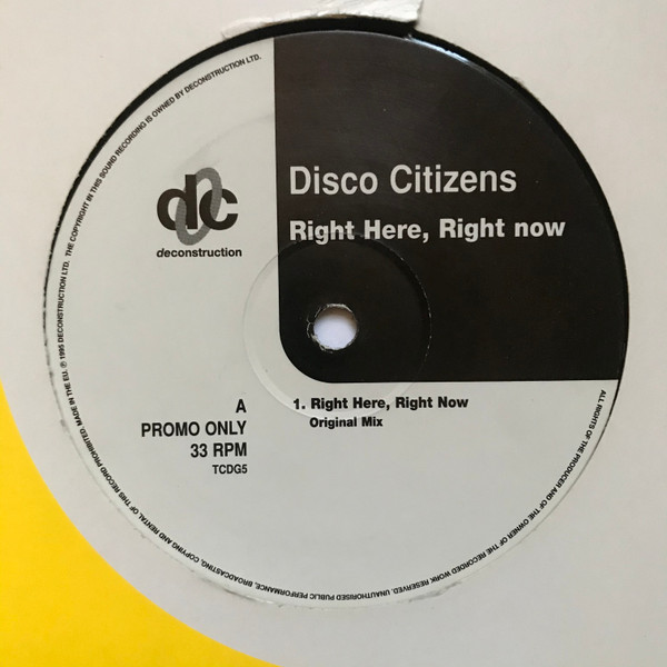 Disco Citizens - Right Here, Right Now | Deconstruction (TCDG5) - main Disco Citizens - Right Here, Right Now | Deconstruction (TCDG5) - main