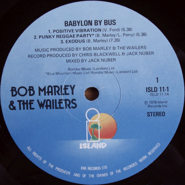 Bob Marley & The Wailers - Babylon By Bus | Island Records (ISLD 11) - 7 Bob Marley & The Wailers - Babylon By Bus | Island Records (ISLD 11) - 7