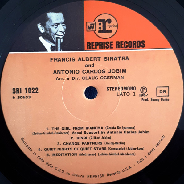 Frank Sinatra & Antonio Carlos Jobim - Francis Albert Sinatra & Antonio Carlos Jobim | Reprise Records (SRI 1022) - 3 Frank Sinatra & Antonio Carlos Jobim - Francis Albert Sinatra & Antonio Carlos Jobim | Reprise Records (SRI 1022) - 3
