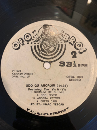 Vis A Vis - Ɔdɔ Guahoroɔ | Ofo Bros (OFBL 1007) - 4