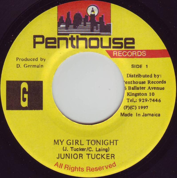 Junior Tucker - My Girl Tonight | Penthouse Records (none)