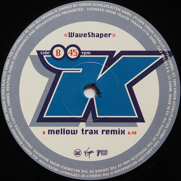 K - Waveshaper | Virgin (7243 8 95765 6 6) - 3