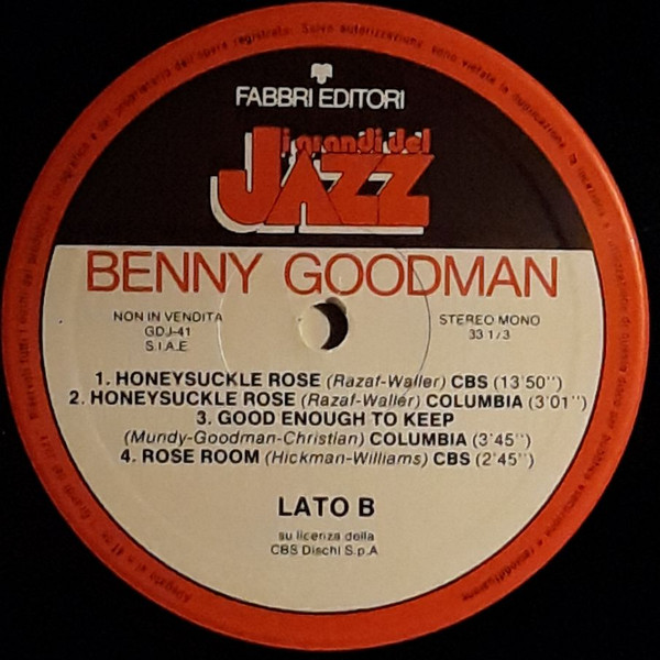 Benny Goodman - Benny Goodman | Fabbri Editori (GdJ 41) - 4