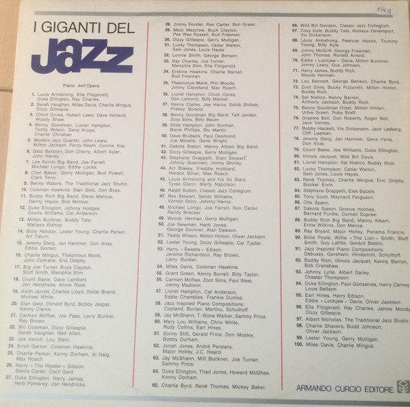 Teddy Wilson , Milt Hinton , Oliver Jackson - I Giganti Del Jazz Vol. 51 | Curcio (GJ-51) - 4