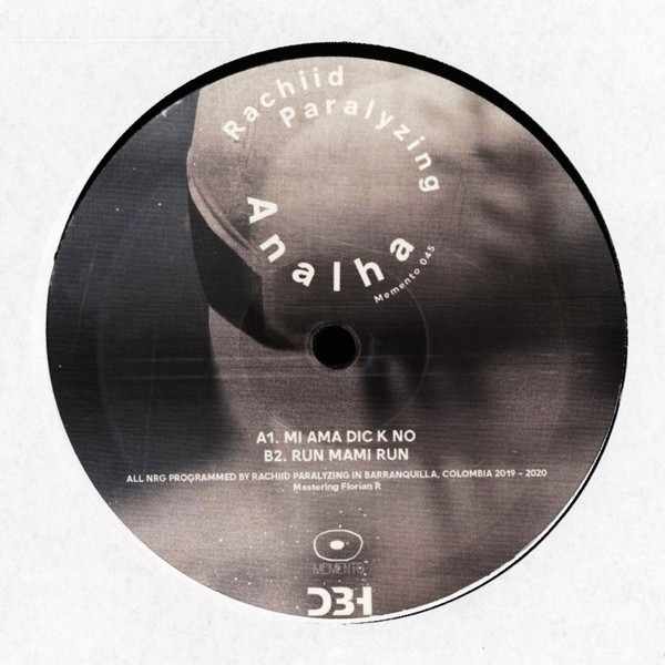 Rachiid Paralyzing - Analha | Memento Records (MEMENTO 045) - 2