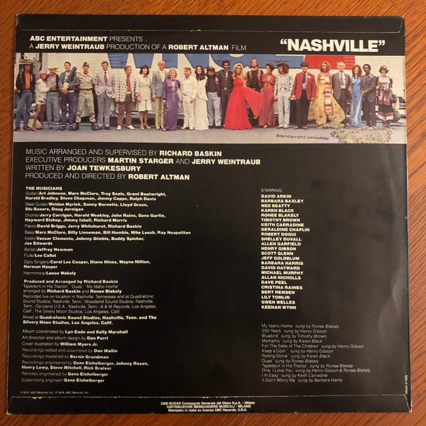 Various - Nashville - Original Motion Picture Soundtrack | ABC Records (ABC 405) - 2 Various - Nashville - Original Motion Picture Soundtrack | ABC Records (ABC 405) - 2