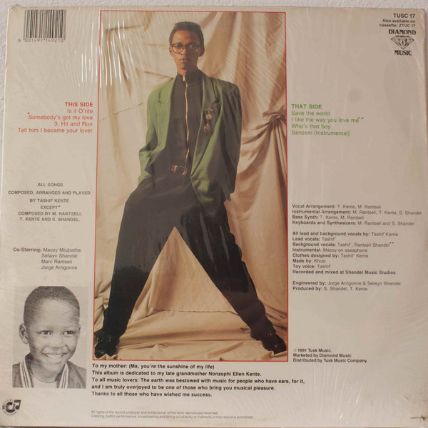 Tashif' Kente - A Boy And A Dream | Tusk Music (TUSC 17) - 3