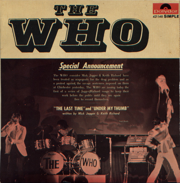 The Who - The Last Time / Under My Thumb | Polydor (421 148)