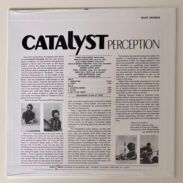 Catalyst - Perception | Craft Recordings (CR00848) - 2