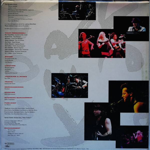Joe Cocker - Joe Cocker Live | Capitol Records (182-7934161) - 3