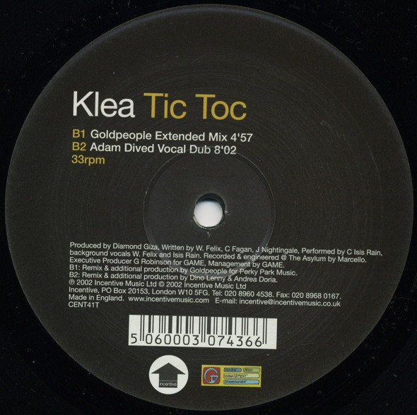 Klea - Tic Toc | Incentive (CENT41T) - 3