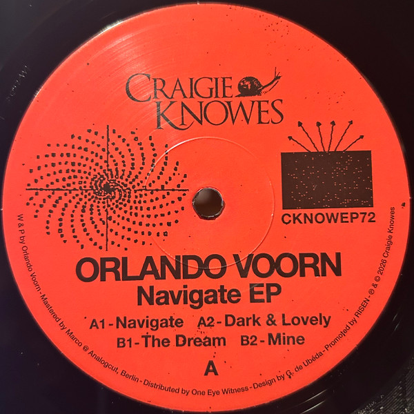 Orlando Voorn - Navigate EP | Craigie Knowes (CKNOWEP72)