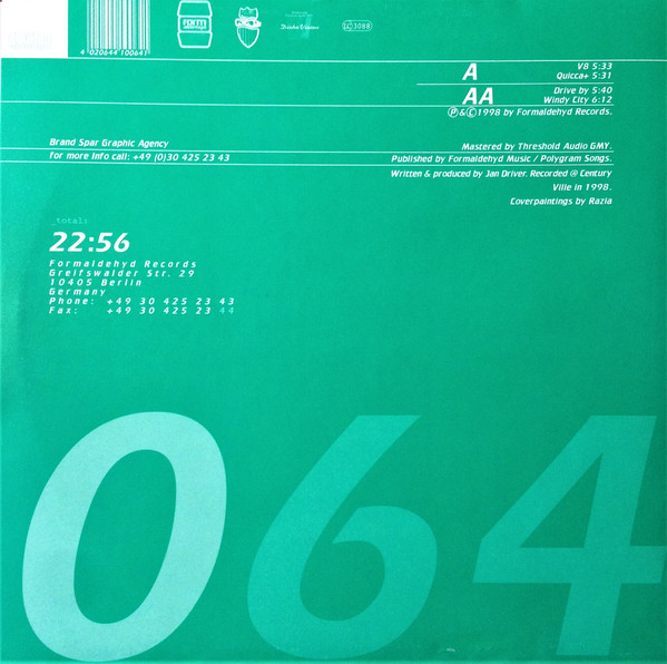 Jan Driver - Drive By Shooting | Formaldehyd (form 064) - 2 Jan Driver - Drive By Shooting | Formaldehyd (form 064) - 2