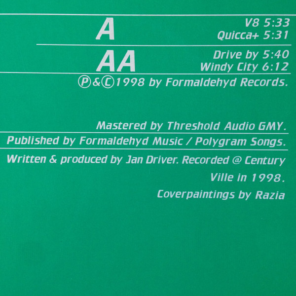 Jan Driver - Drive By Shooting | Formaldehyd (form 064) - 3 Jan Driver - Drive By Shooting | Formaldehyd (form 064) - 3
