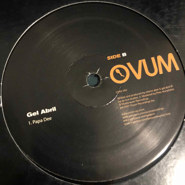 Gel Abril - The Underground Bullshit / Papa Dee | Ovum Recordings (OVM-184) - 3 Gel Abril - The Underground Bullshit / Papa Dee | Ovum Recordings (OVM-184) - 3