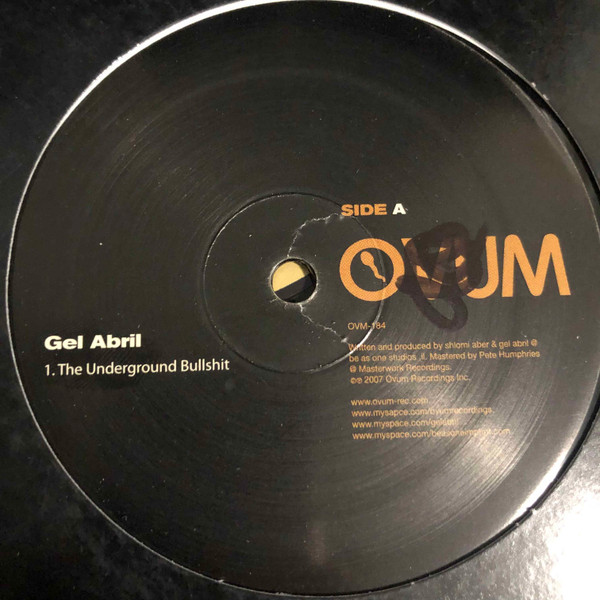 Gel Abril - The Underground Bullshit / Papa Dee | Ovum Recordings (OVM-184) - 2 Gel Abril - The Underground Bullshit / Papa Dee | Ovum Recordings (OVM-184) - 2
