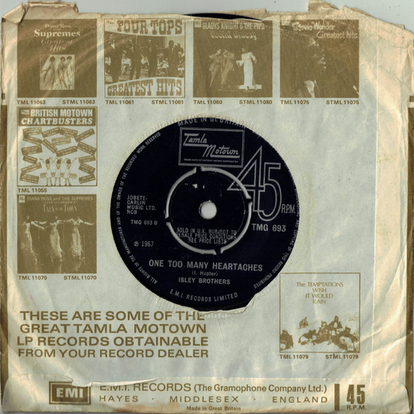 The Isley Brothers - Behind A Painted Smile | Tamla Motown (TMG 693) - 4